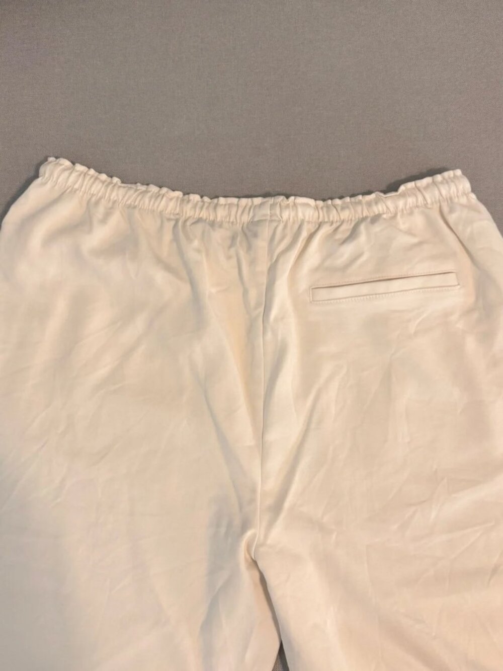 A New Day Cream Wide Leg Pull On Pants Women's Size L NWT - Picture 4 of 4